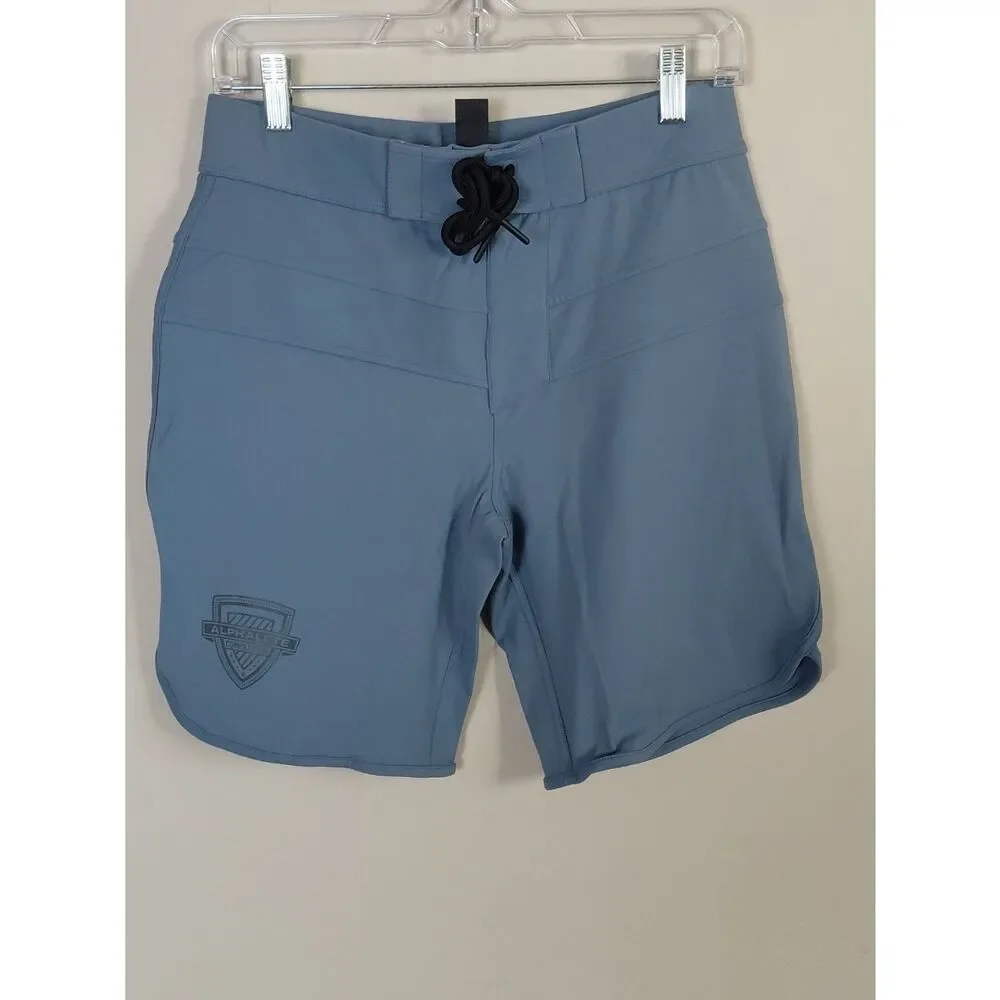Alphalete Titan Boardshorts Coastal Blue NWT